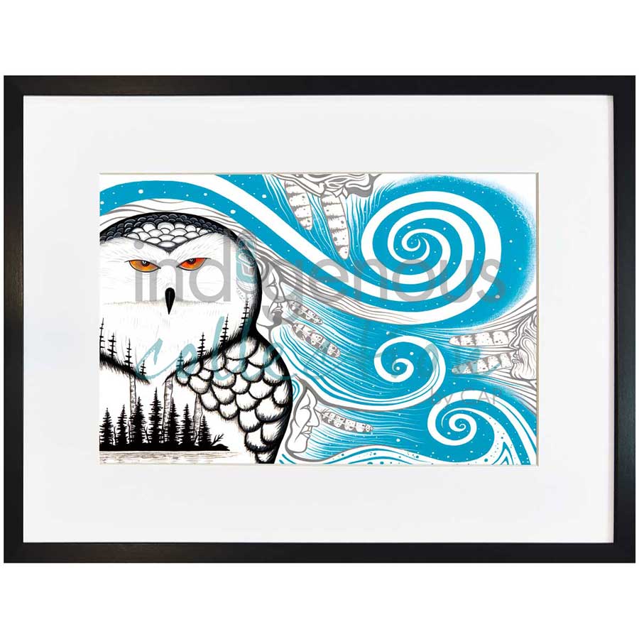 The Land of Spirits by artist Jeffrey Red George - Ojibway. Indigenous Collection