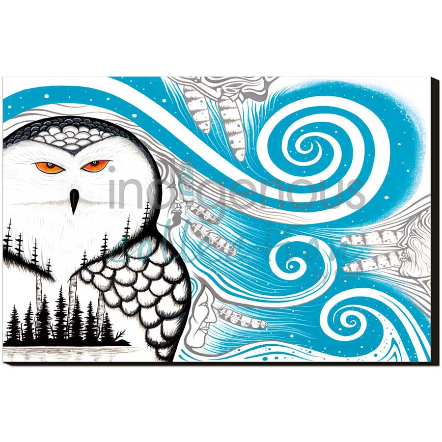 The Land of Spirits by artist Jeffrey Red George - Ojibway. Indigenous Collection