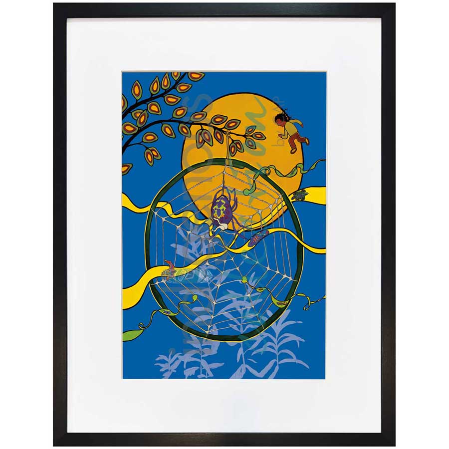 Dream Catcher by artist Kristy Cameron - Métis. Indigenous Collection