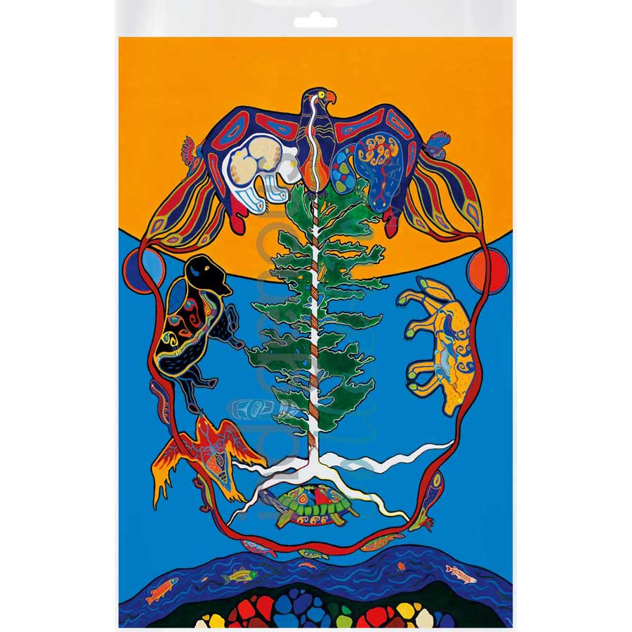 Love - The Great Tree of Life by artist Kristy Cameron - Métis. Indigenous Collection