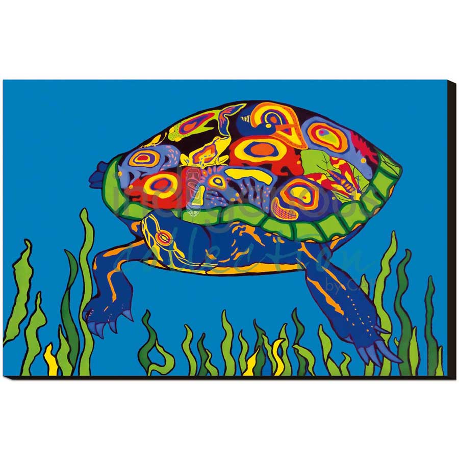 Mother Earth by artist Kristy Cameron - Métis. Indigenous Collection