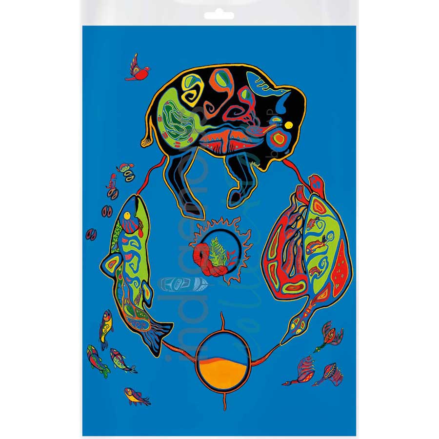 Respect by artist Kristy Cameron - Métis. Indigenous Collection