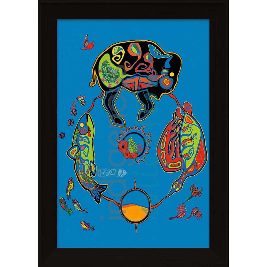 Respect by artist Kristy Cameron - Métis. Indigenous Collection