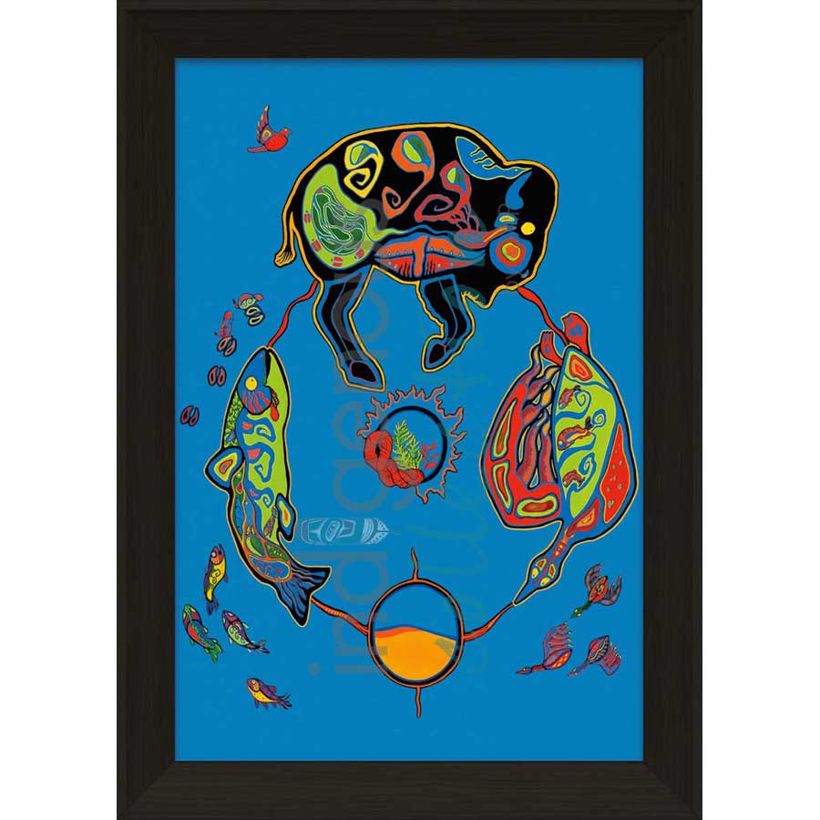 Respect by artist Kristy Cameron - Métis. Indigenous Collection