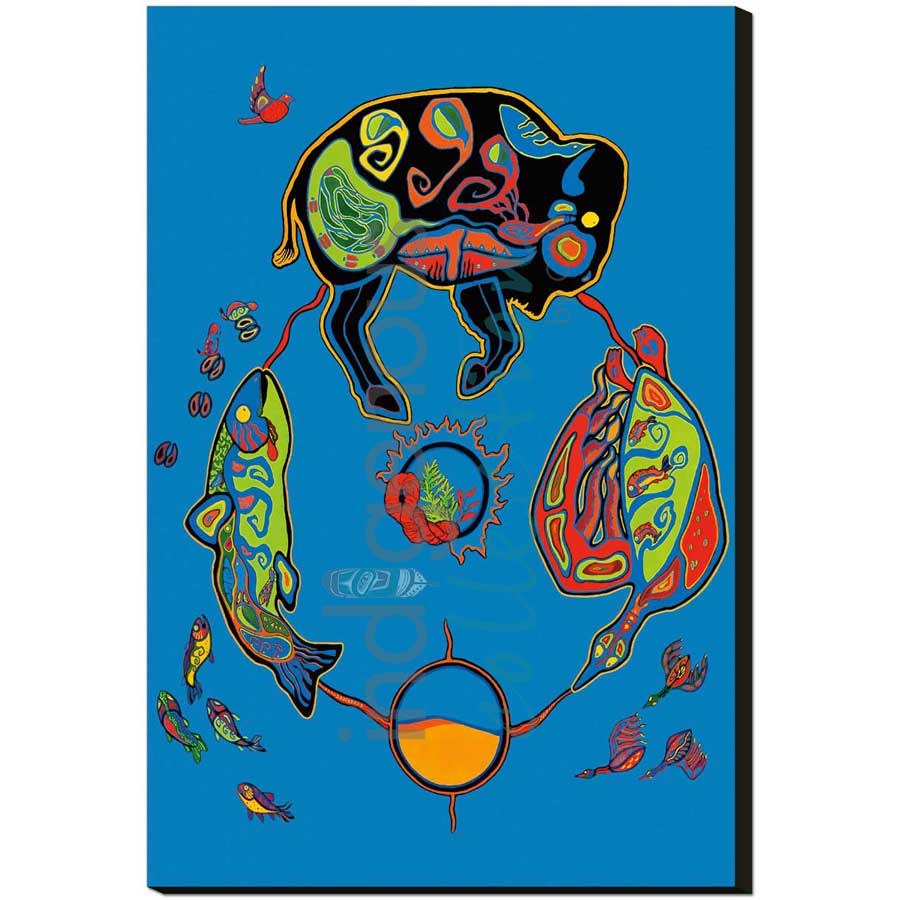Respect by artist Kristy Cameron - Métis. Indigenous Collection