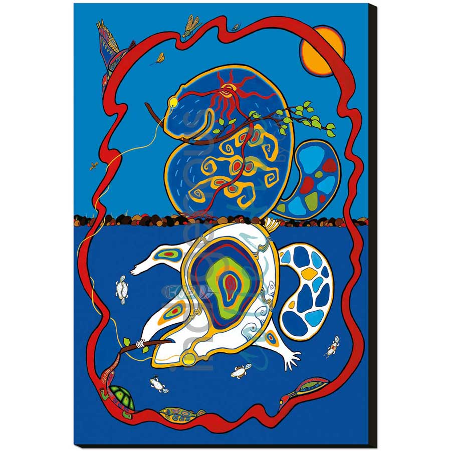 Wisdom by artist Kristy Cameron - Métis. Indigenous Collection