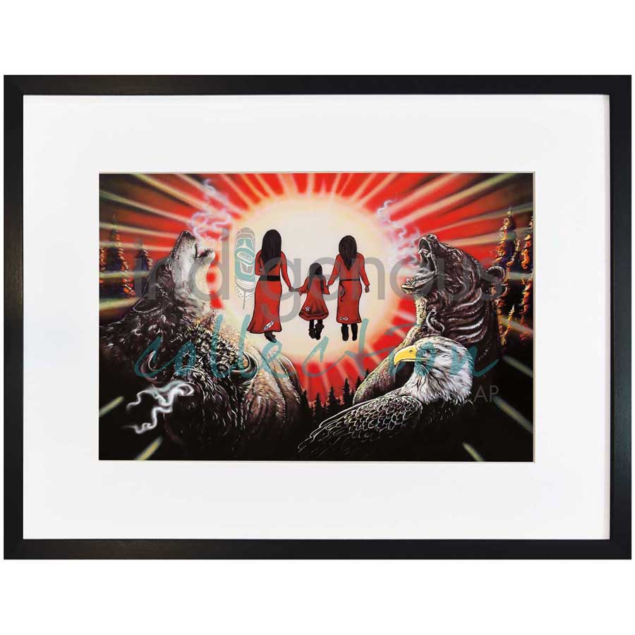Tears of Sorrow by artist Amy Keller-Rempp - Mohawk. Indigenous Collection