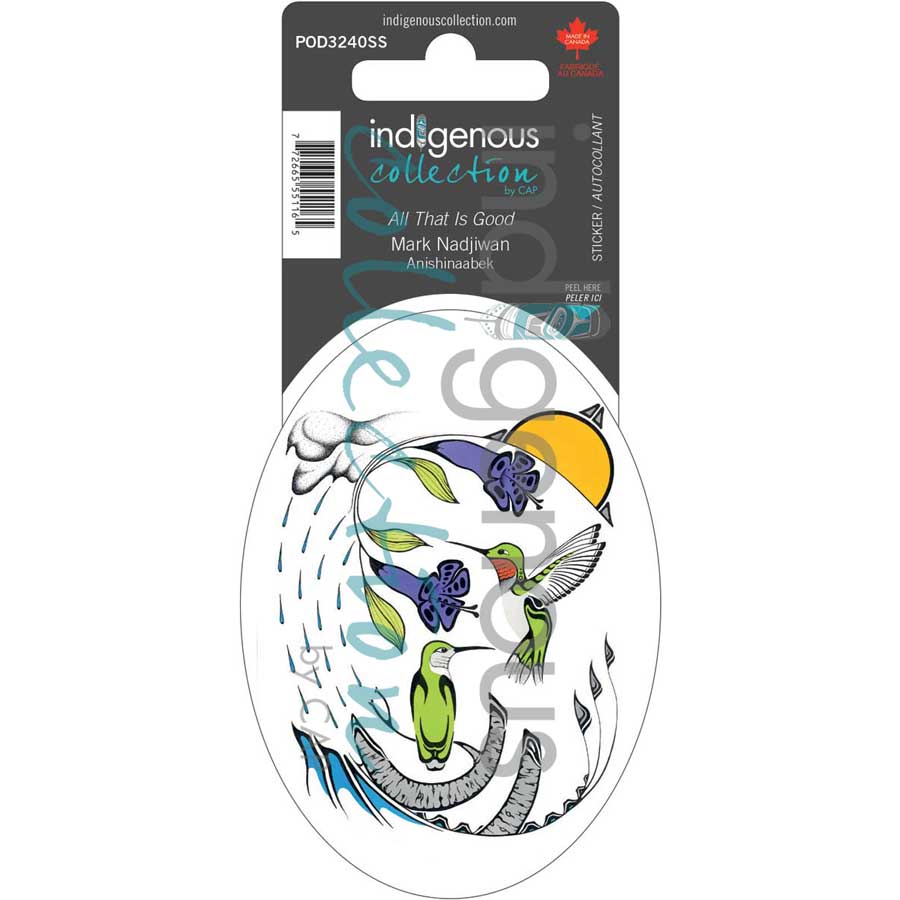 All That Is Good Sticker by artist Mark Nadjiwan