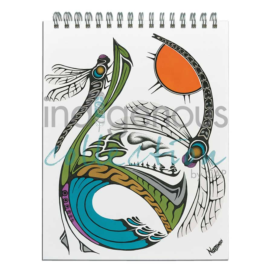 Arise Sketchbook by artist Mark Nadjiwan. Indigenous Collection.
