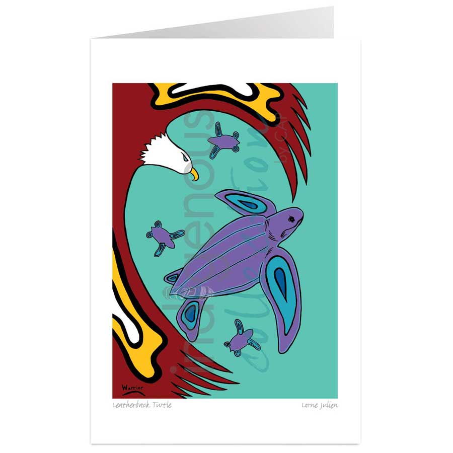 Leatherback Turtle by artist Lorne Julien