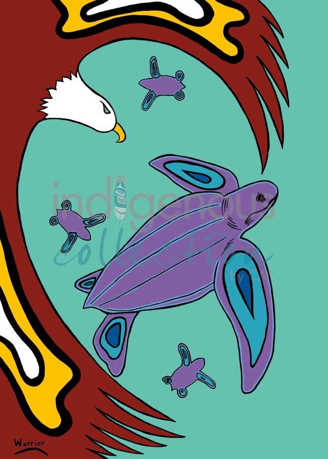 Leatherback Turtle by artist Lorne Julien