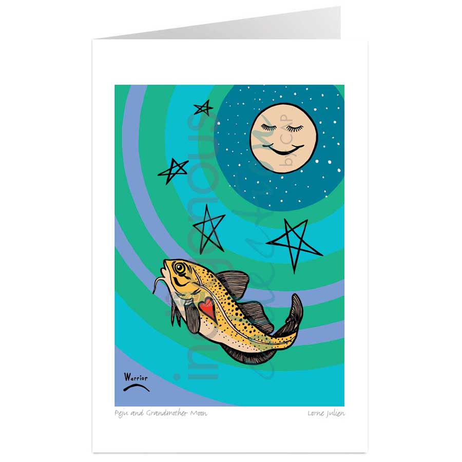Peju and Grandmother Moon by artist Lorne Julien