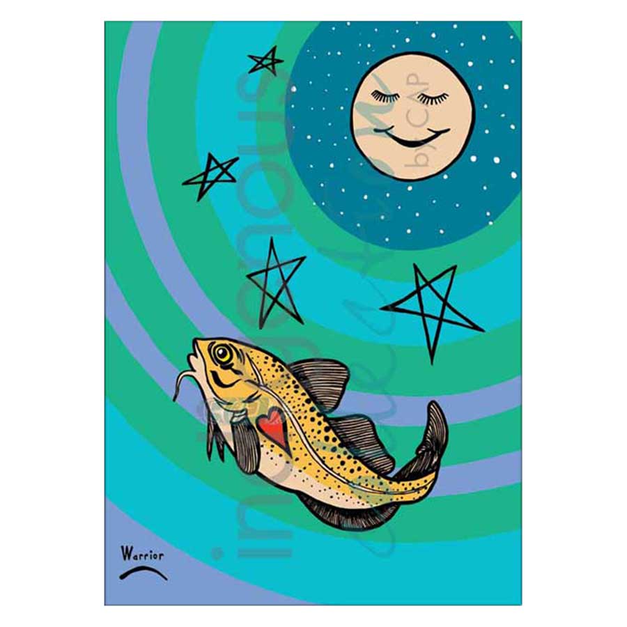 Peju and Grandmother Moon Canvas Prints
