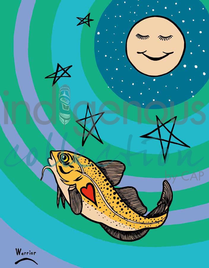 Peju and Grandmother Moon by artist Lorne Julien