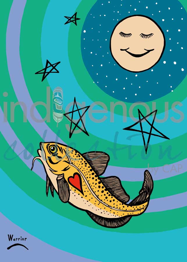 Peju and Grandmother Moon by artist Lorne Julien