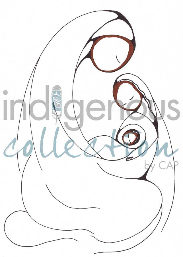 Caring by artist Daphne Odjig