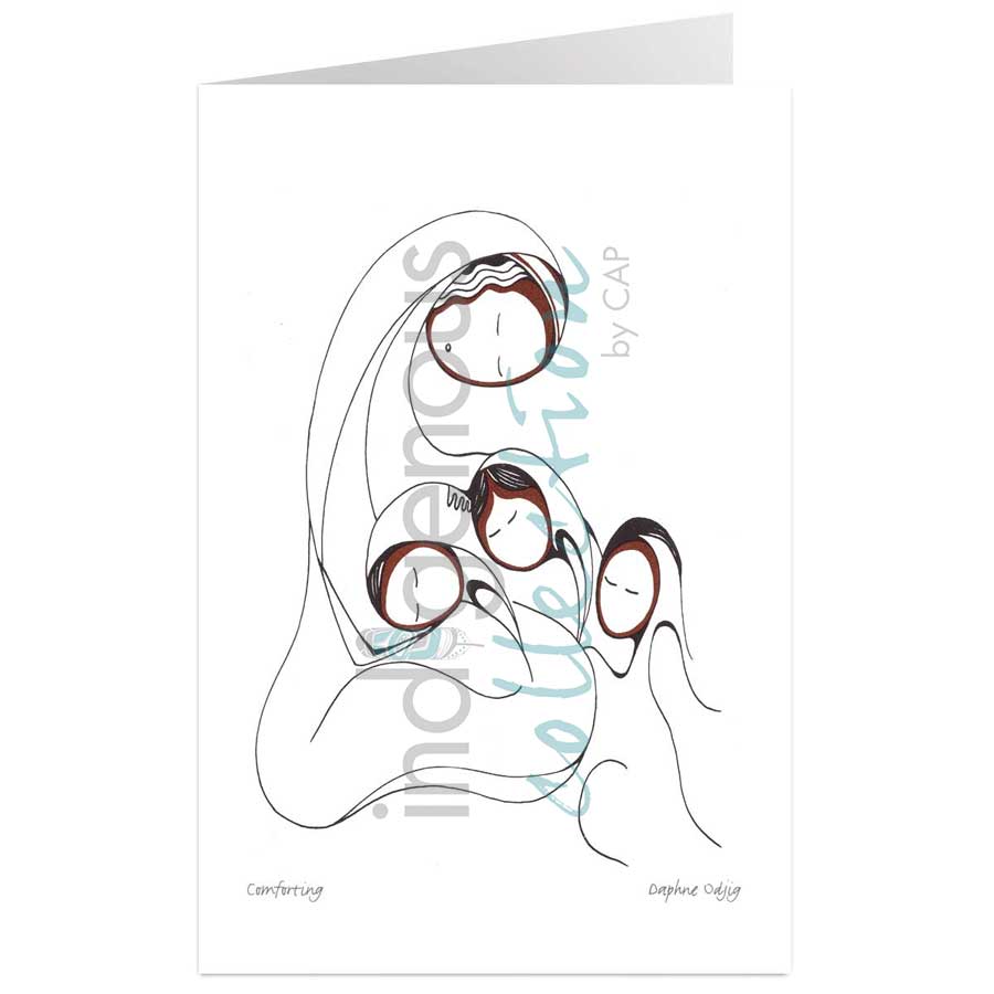 Comforting by artist Daphne Odjig