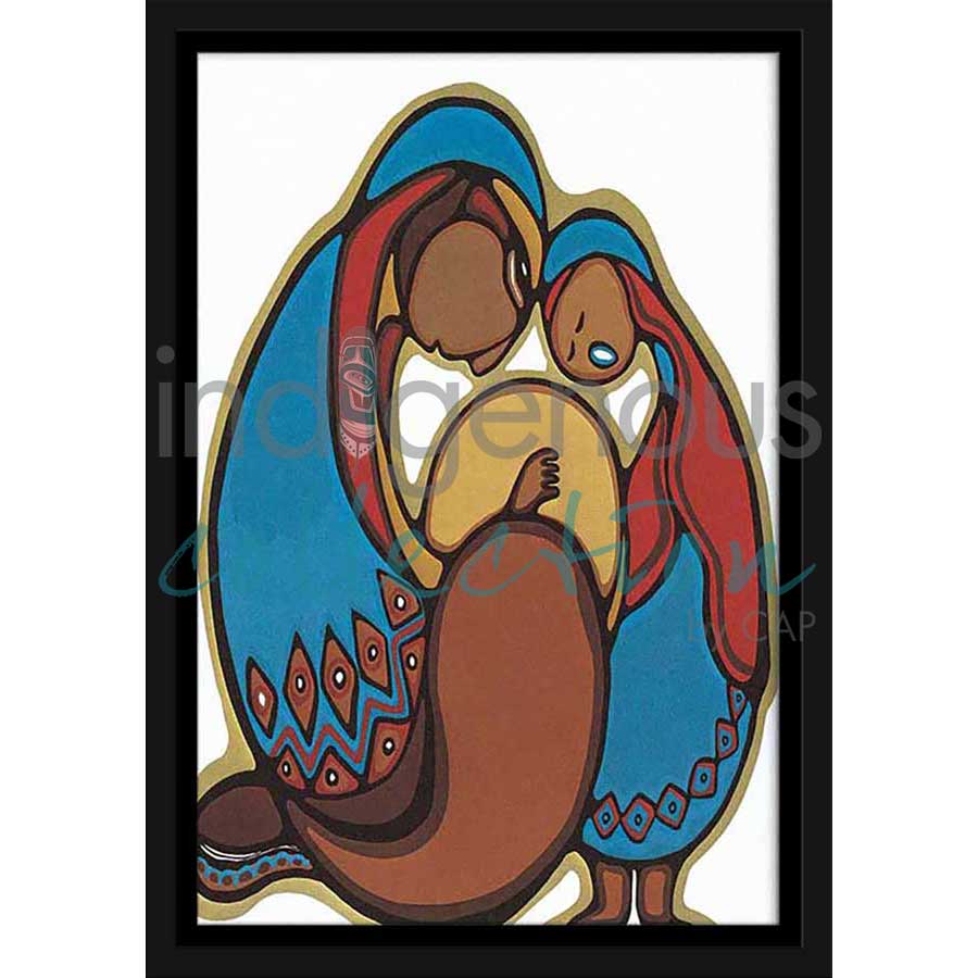 Together by artist Daphne Odjig - Ojibway. Indigenous Collection