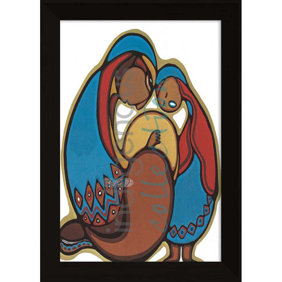 Together by artist Daphne Odjig - Ojibway. Indigenous Collection