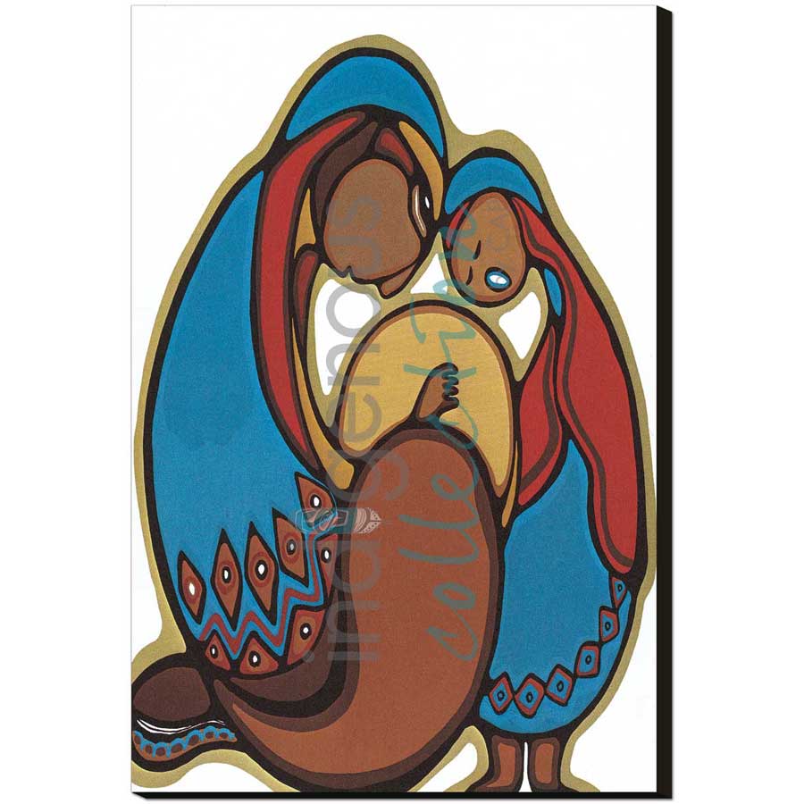 Together by artist Daphne Odjig - Ojibway. Indigenous Collection