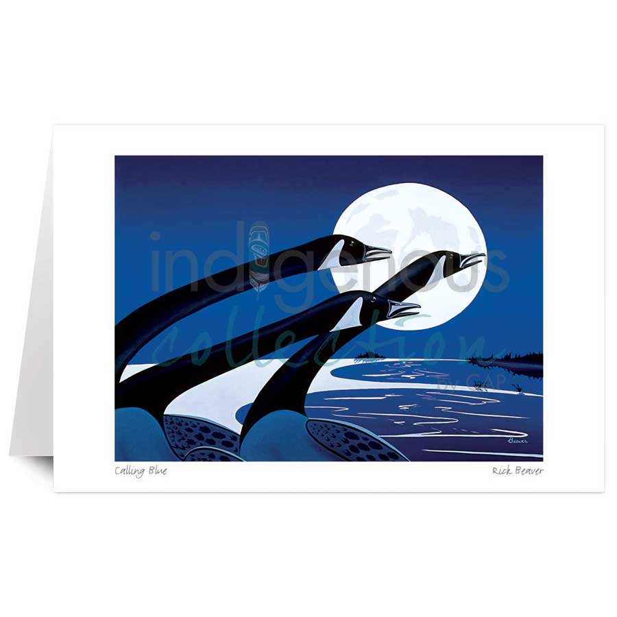 Calling Blue by artist Rick Beaver