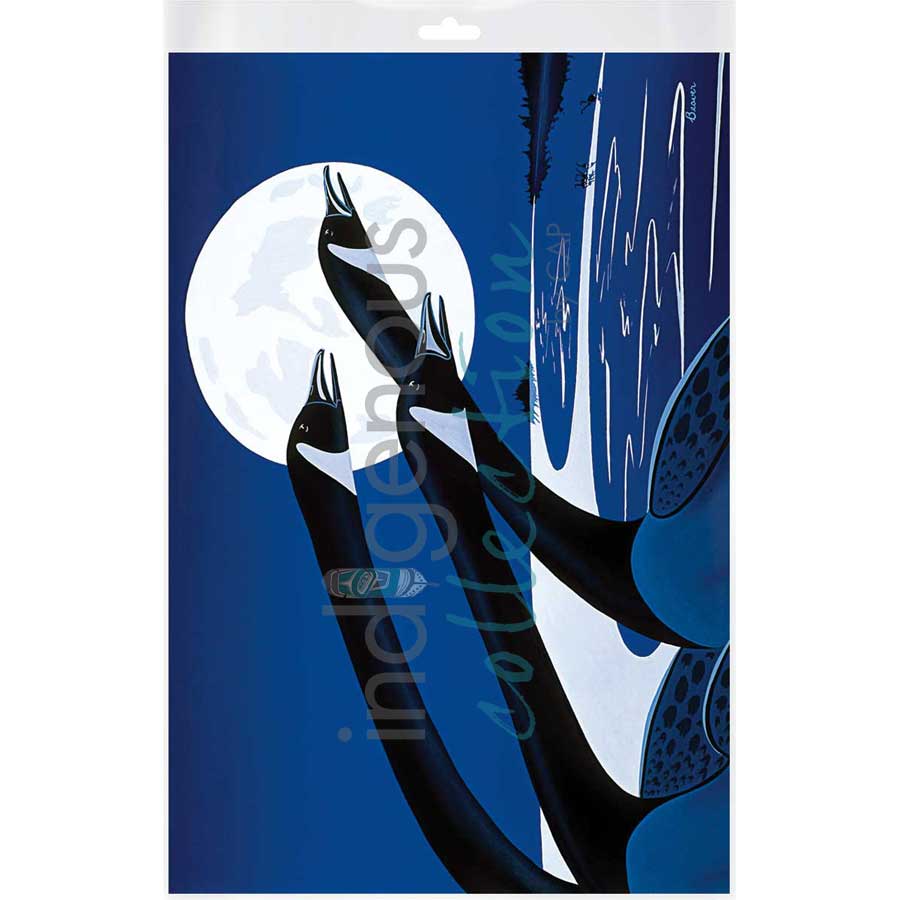 Calling Blue by artist Rick Beaver - Ojibway. Indigenous Collection