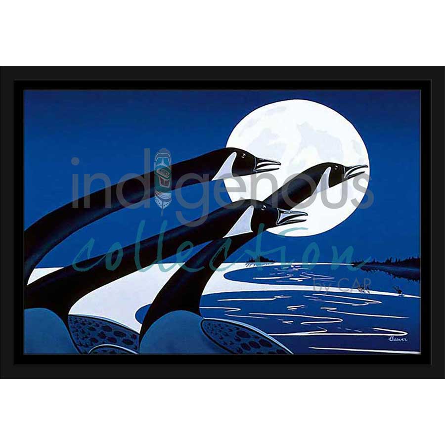 Calling Blue by artist Rick Beaver - Ojibway. Indigenous Collection