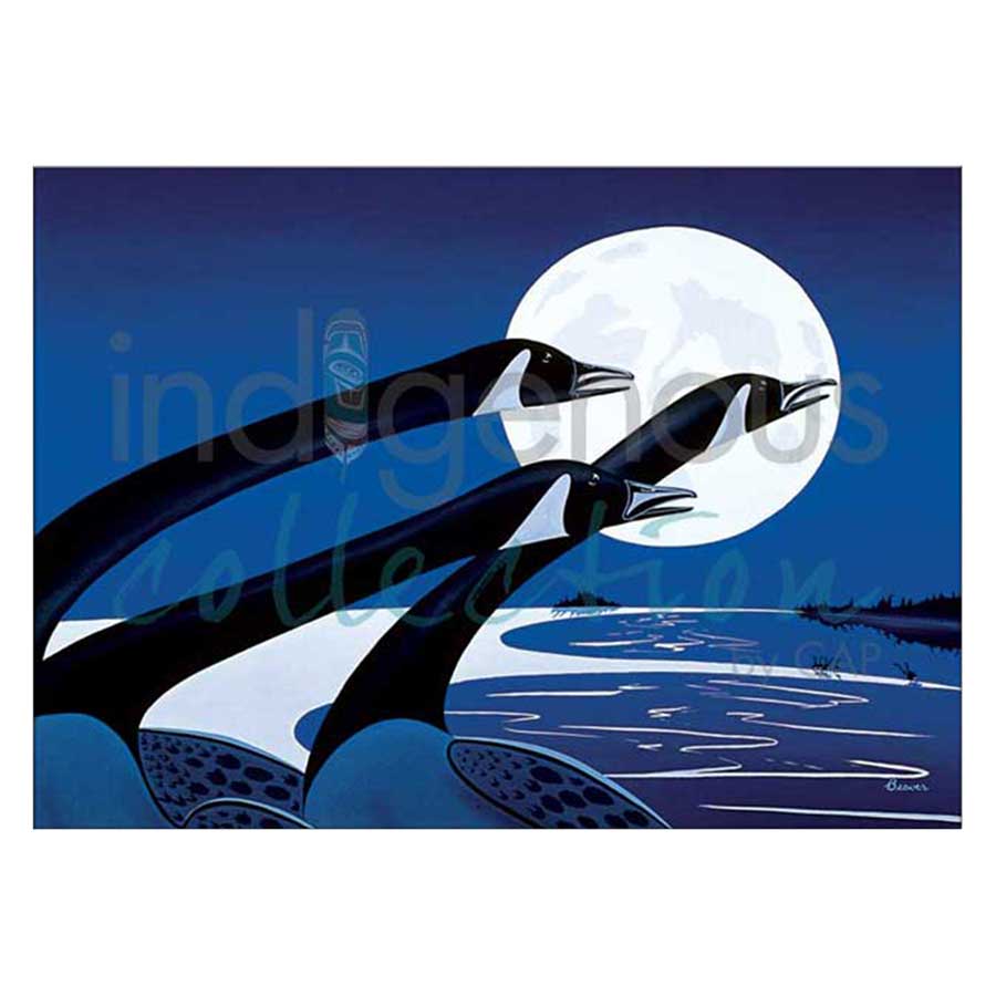 Calling Blue Canvas Prints