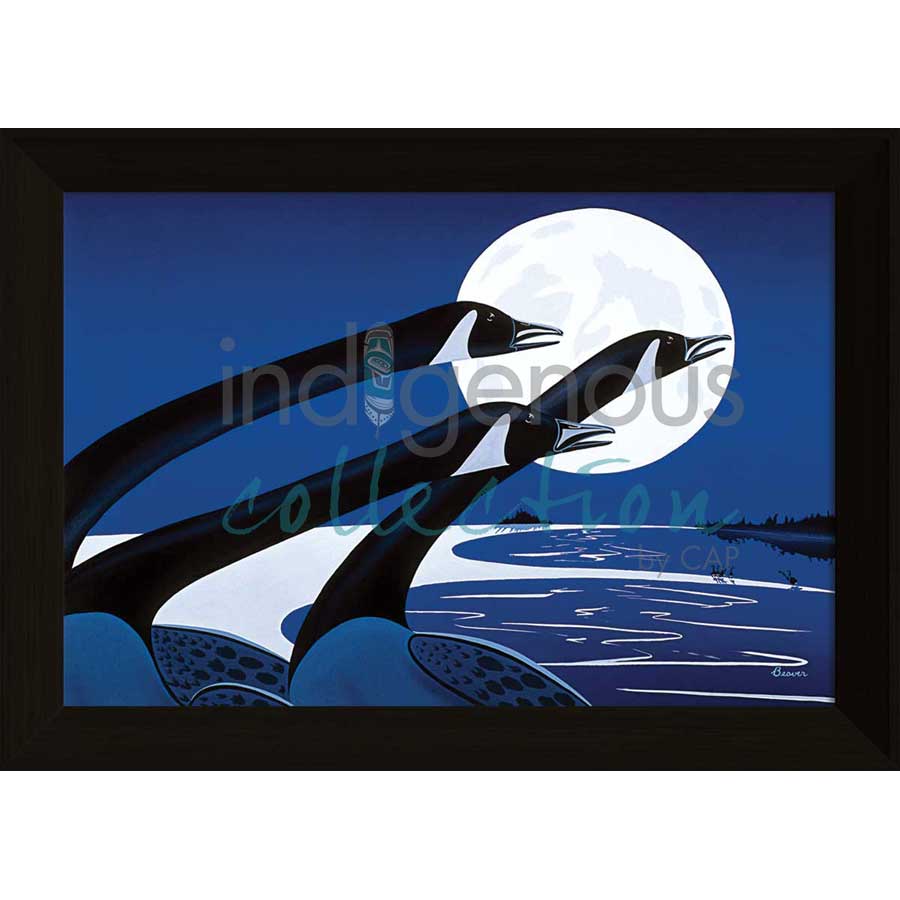 Calling Blue by artist Rick Beaver - Ojibway. Indigenous Collection