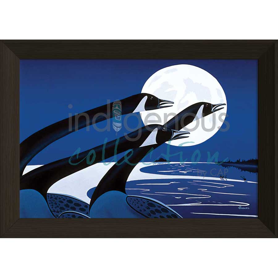 Calling Blue by artist Rick Beaver - Ojibway. Indigenous Collection