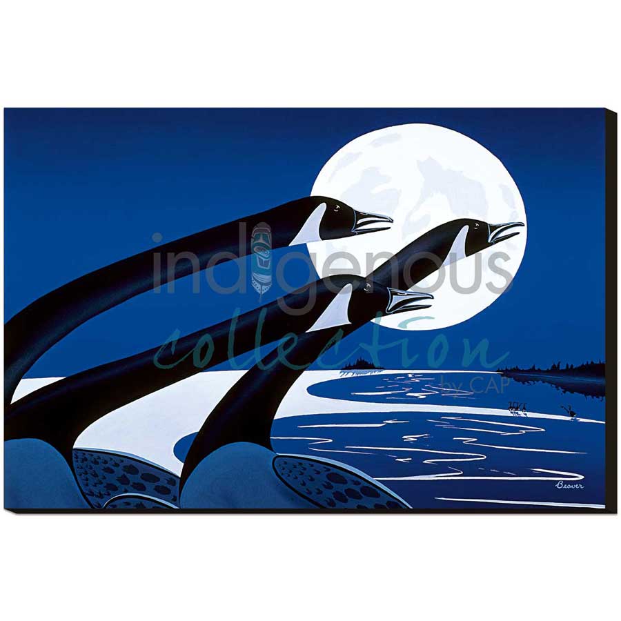 Calling Blue by artist Rick Beaver - Ojibway. Indigenous Collection