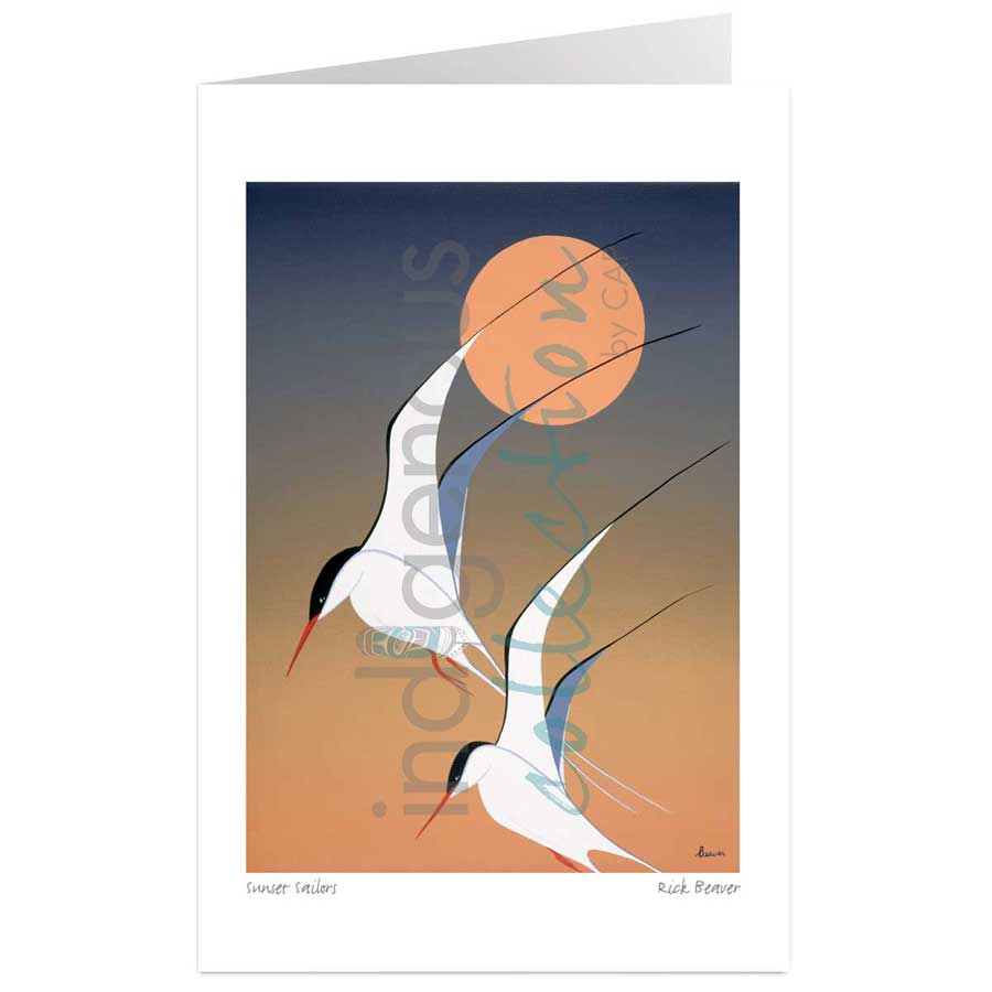 Sunset Sailors by artist Rick Beaver