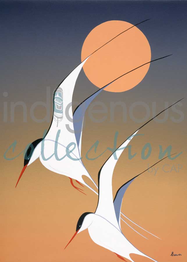 Sunset Sailors by artist Rick Beaver