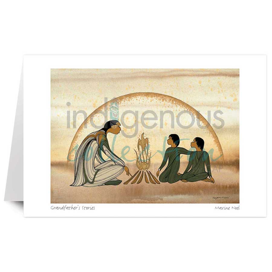 Grandfather's Stories by artist Maxine Noel