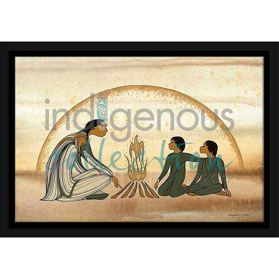 Grandfather's Stories by artist Maxine Noel - Santee Oglala Sioux. Indigenous Collection
