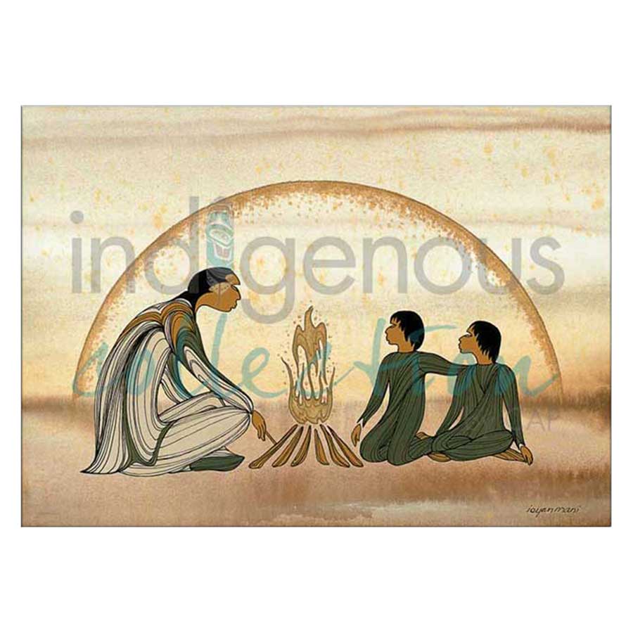 Grandfather's Stories Canvas Prints