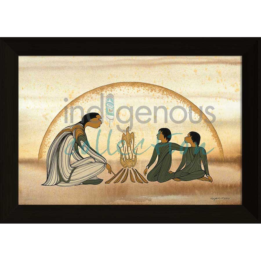 Grandfather's Stories by artist Maxine Noel - Santee Oglala Sioux. Indigenous Collection