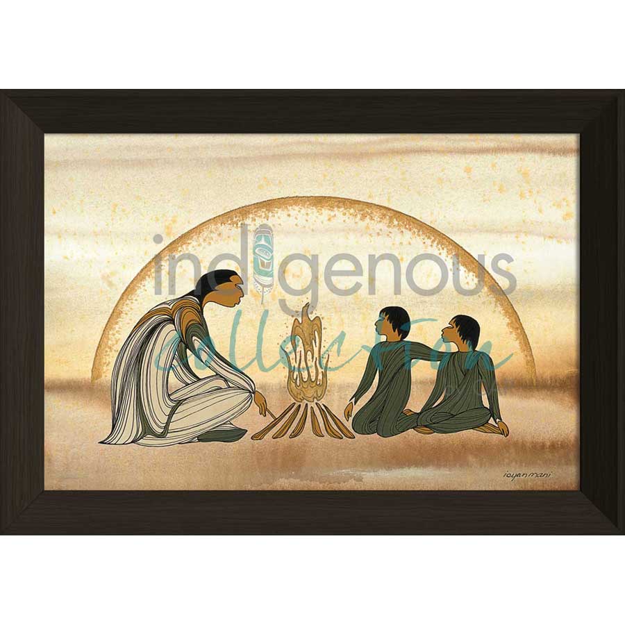 Grandfather's Stories by artist Maxine Noel - Santee Oglala Sioux. Indigenous Collection