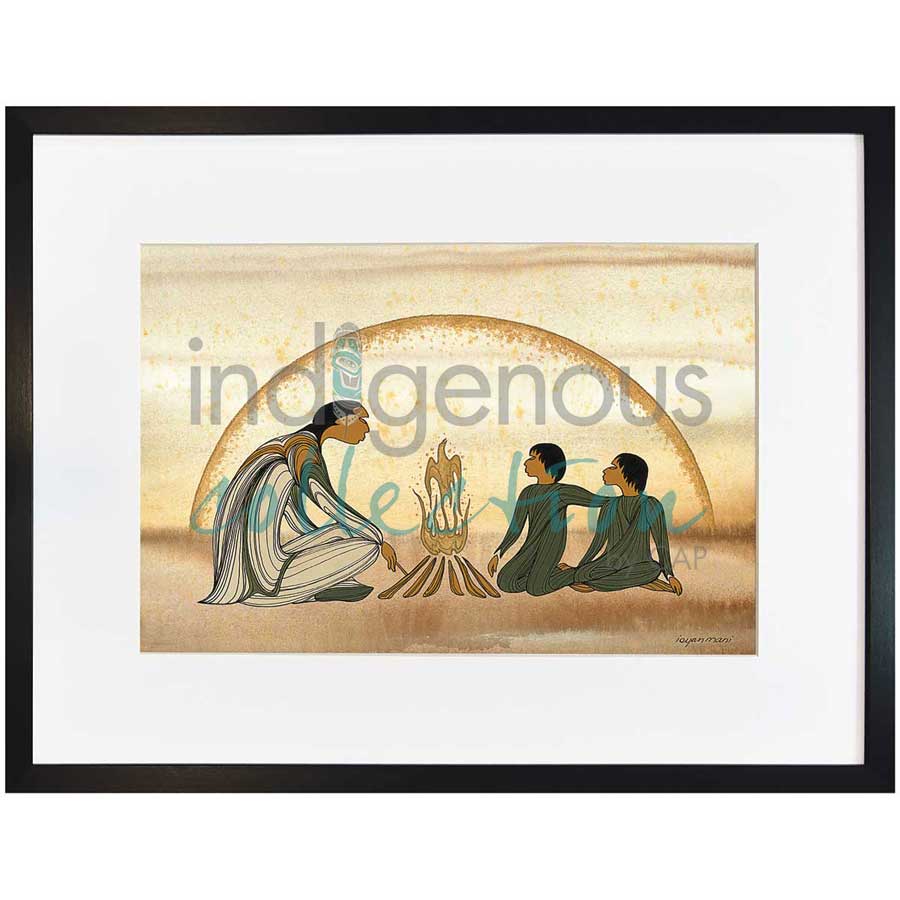 Grandfather's Stories by artist Maxine Noel - Santee Oglala Sioux. Indigenous Collection