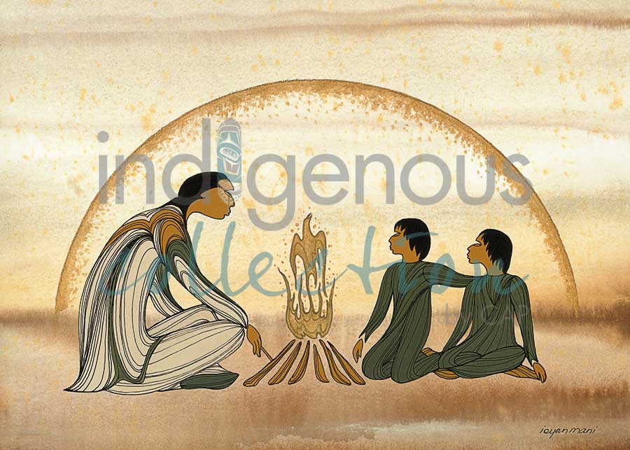 Grandfather's Stories by artist Maxine Noel