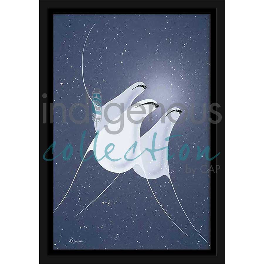 Keeping Arctic Time by artist Rick Beaver - Ojibway. Indigenous Collection