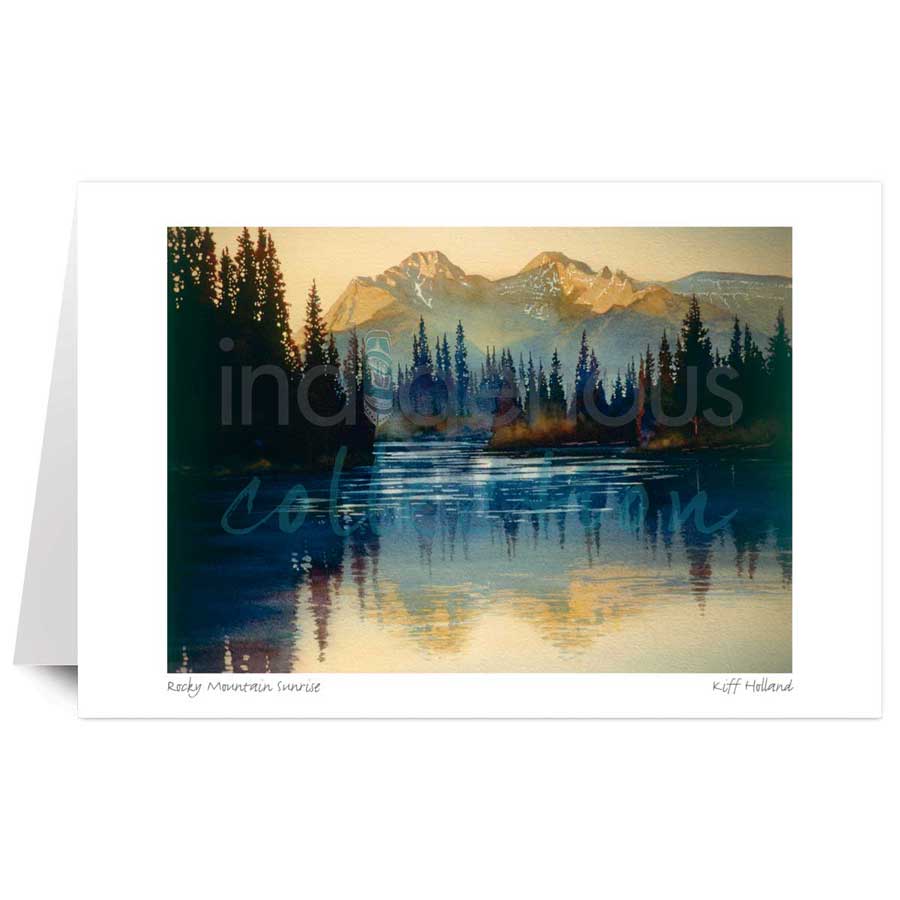 Rocky Mountain Sunrise by artist Kiff Holland