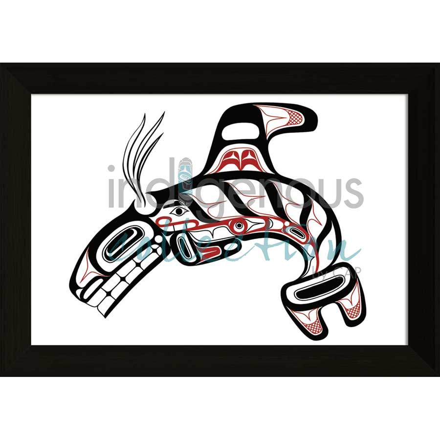 Killer Whale by artist David Boxley - Tsimishian. Indigenous Collection