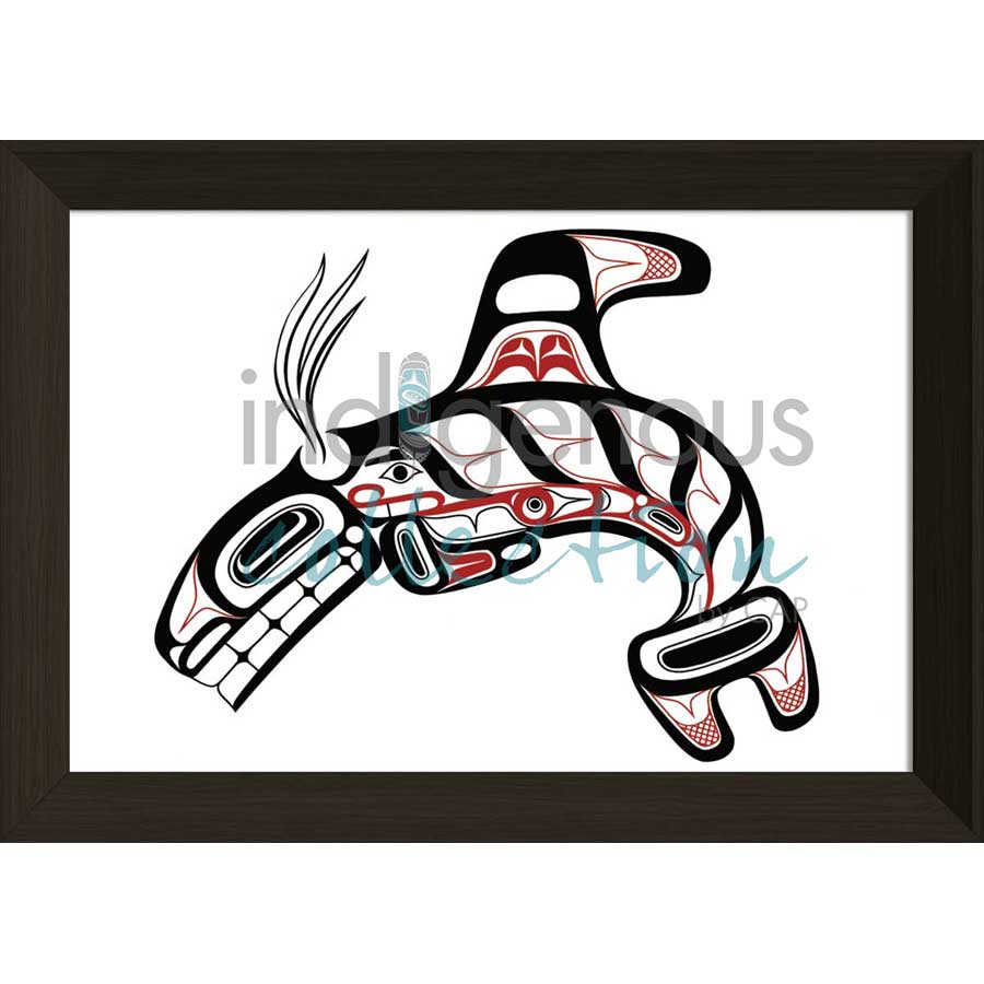 Killer Whale by artist David Boxley - Tsimishian. Indigenous Collection