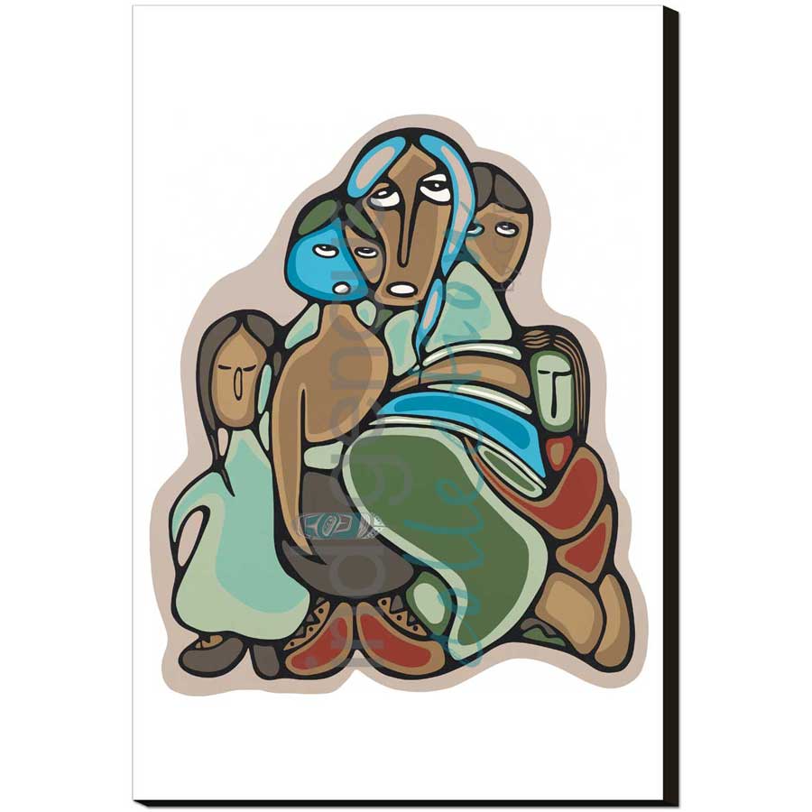 Belonging by artist Daphne Odjig - Ojibway. Indigenous Collection