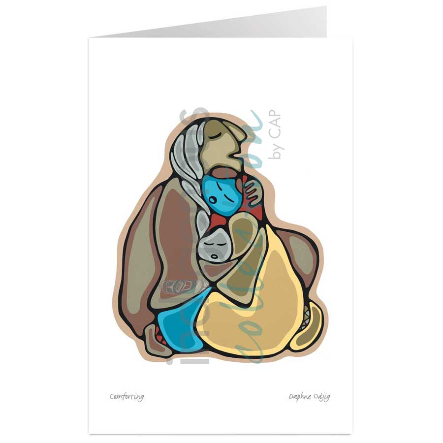 Comforting by artist Daphne Odjig