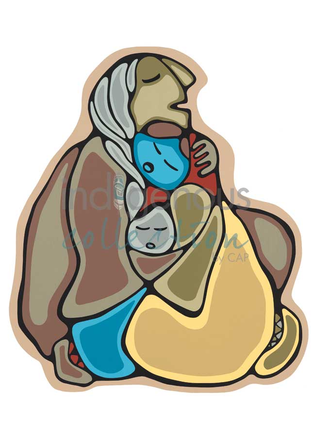 Comforting by artist Daphne Odjig