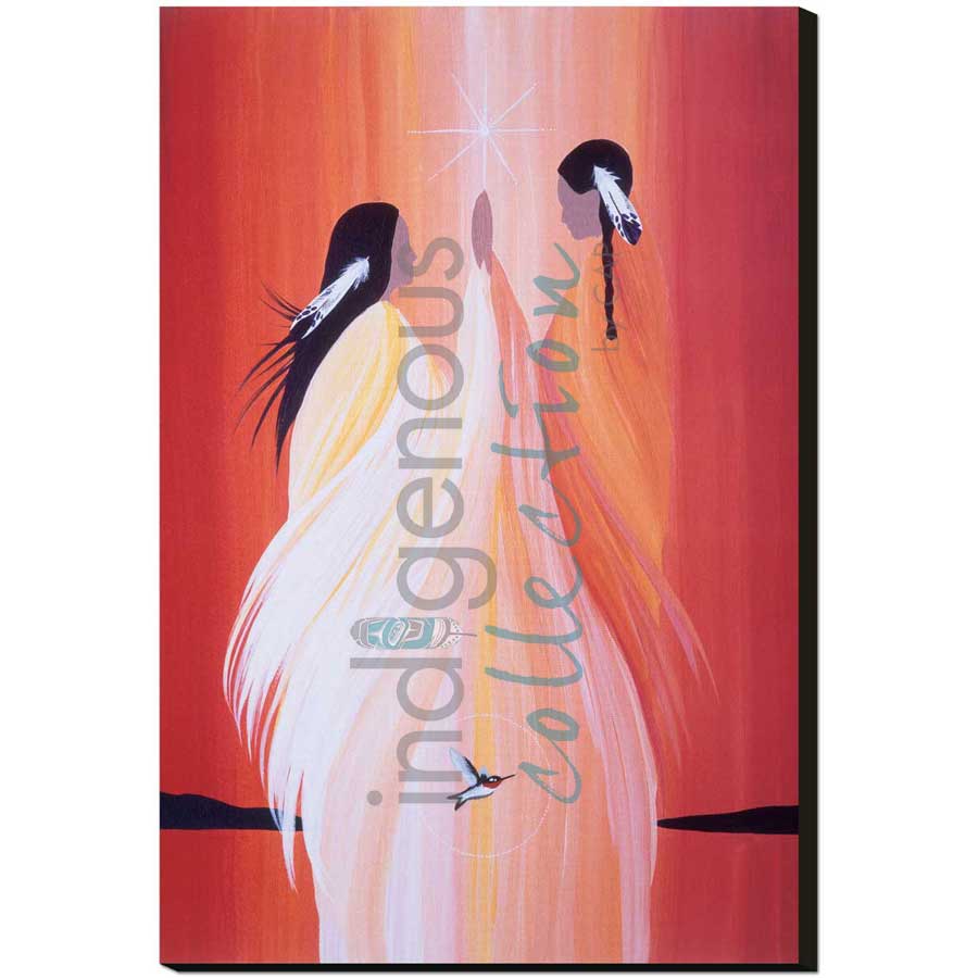 She Who Loves the Truth by artist Betty Albert - Cree. Indigenous Collection
