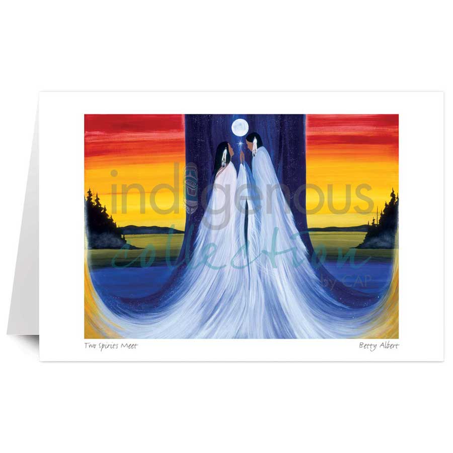 Two Spirits Meet by artist Betty Albert