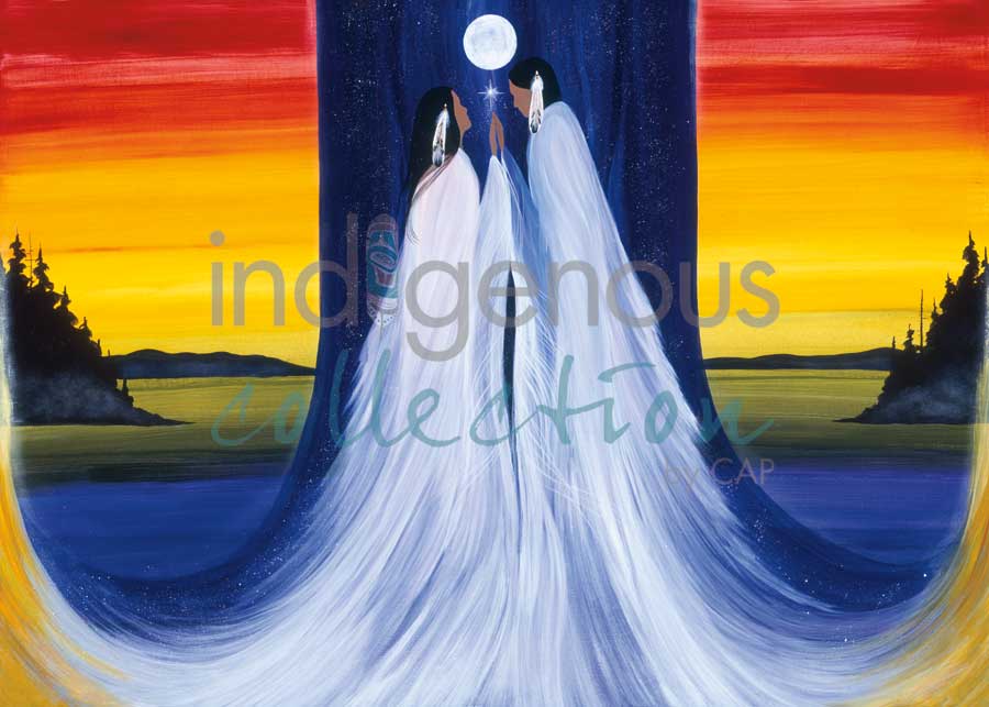 Two Spirits Meet by artist Betty Albert